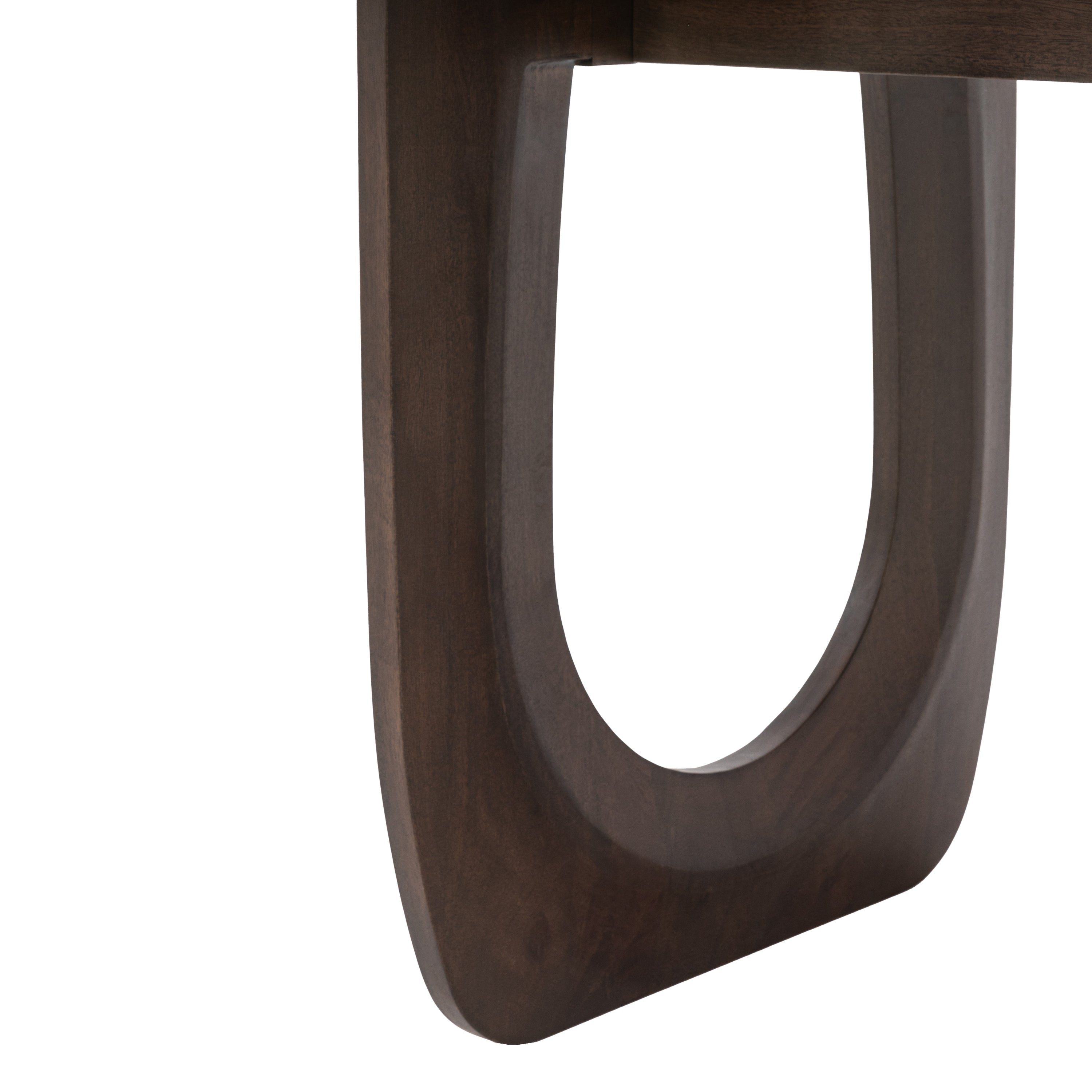 Hank Brown Mango Wood Dining Table | 6 Seater